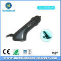 wire car charger with USB port output auto charger